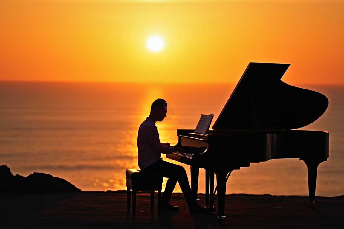 Pianiste sur la côte d'Azur